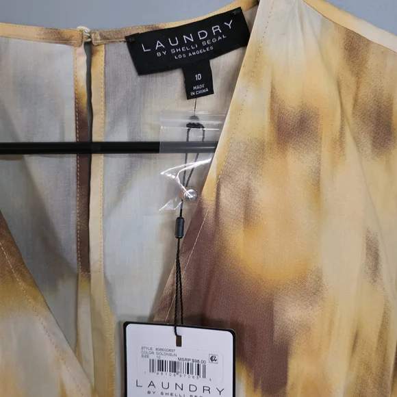 Laundry By Shelli Segal Tie-Dye Sleeveless Mini Dress - Picture 5 of 8